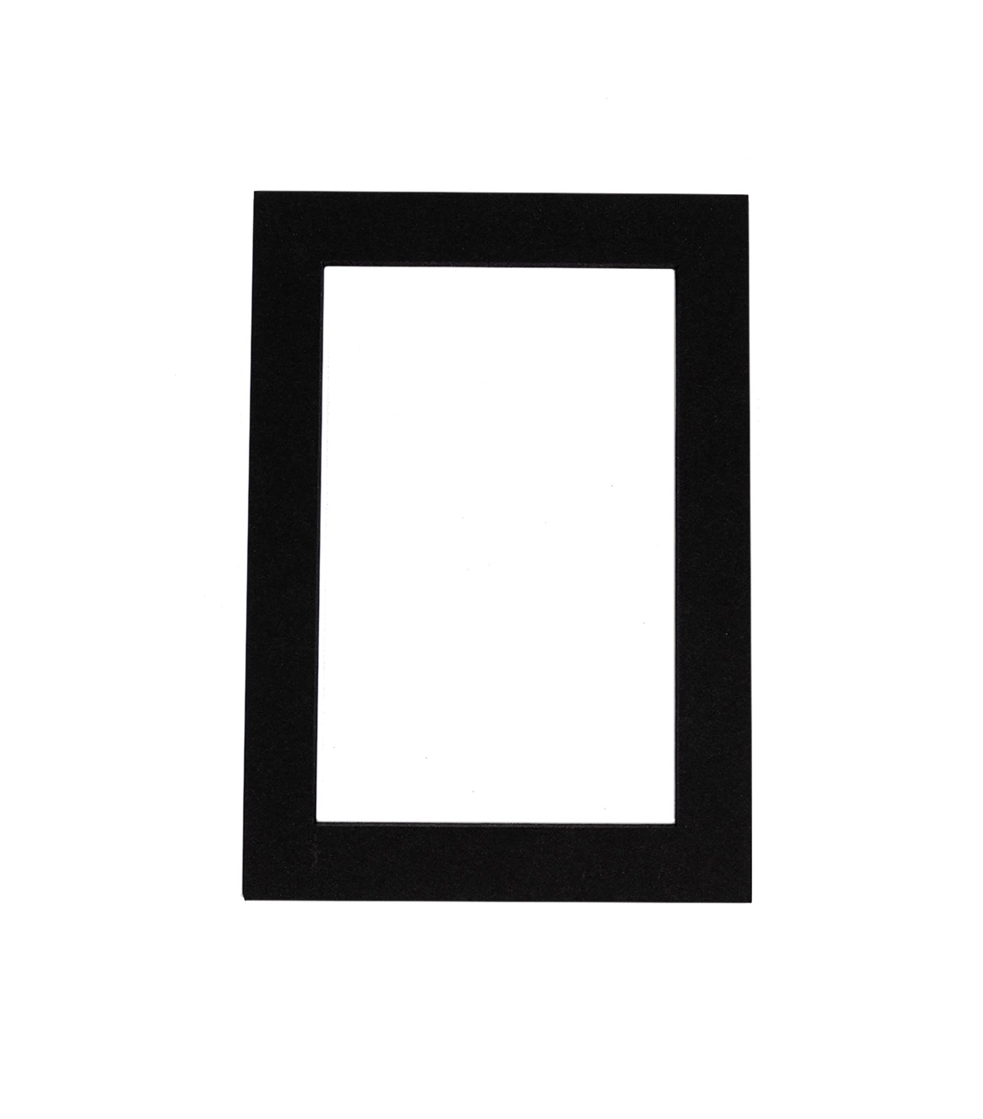 Black Acid-Free 12x16 Picture Frame Mat with Black Bevel Cut Core for 8x12 Photos - Fits Standard 12x16 Frames - Includes Protective Bag & Backing Board - Perfect for Home Decor, Art Displays, and Photo Preservation