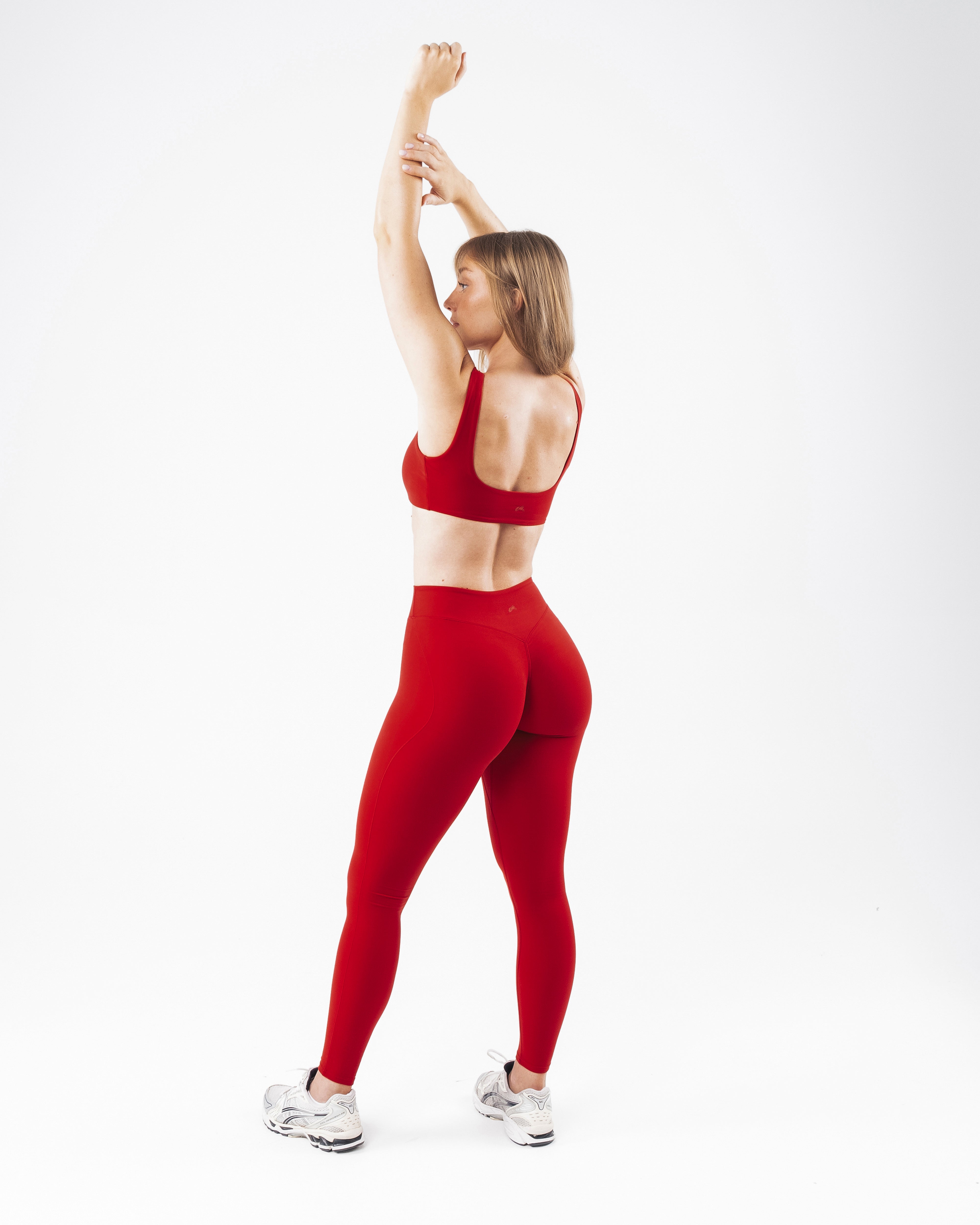 Everyday Core Legging in Carmine - High Waisted Yoga Pants for Women, Workout & Lounge Wear