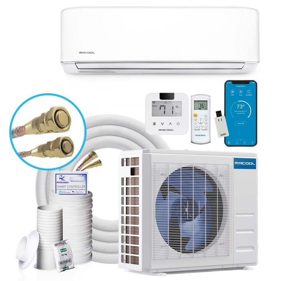 MRCOOL DIY 12K BTU 22 SEER 115V Ductless Mini Split Air Conditioner & Heat Pump - Perfect for Home, Office & Small Spaces Cooling & Heating
