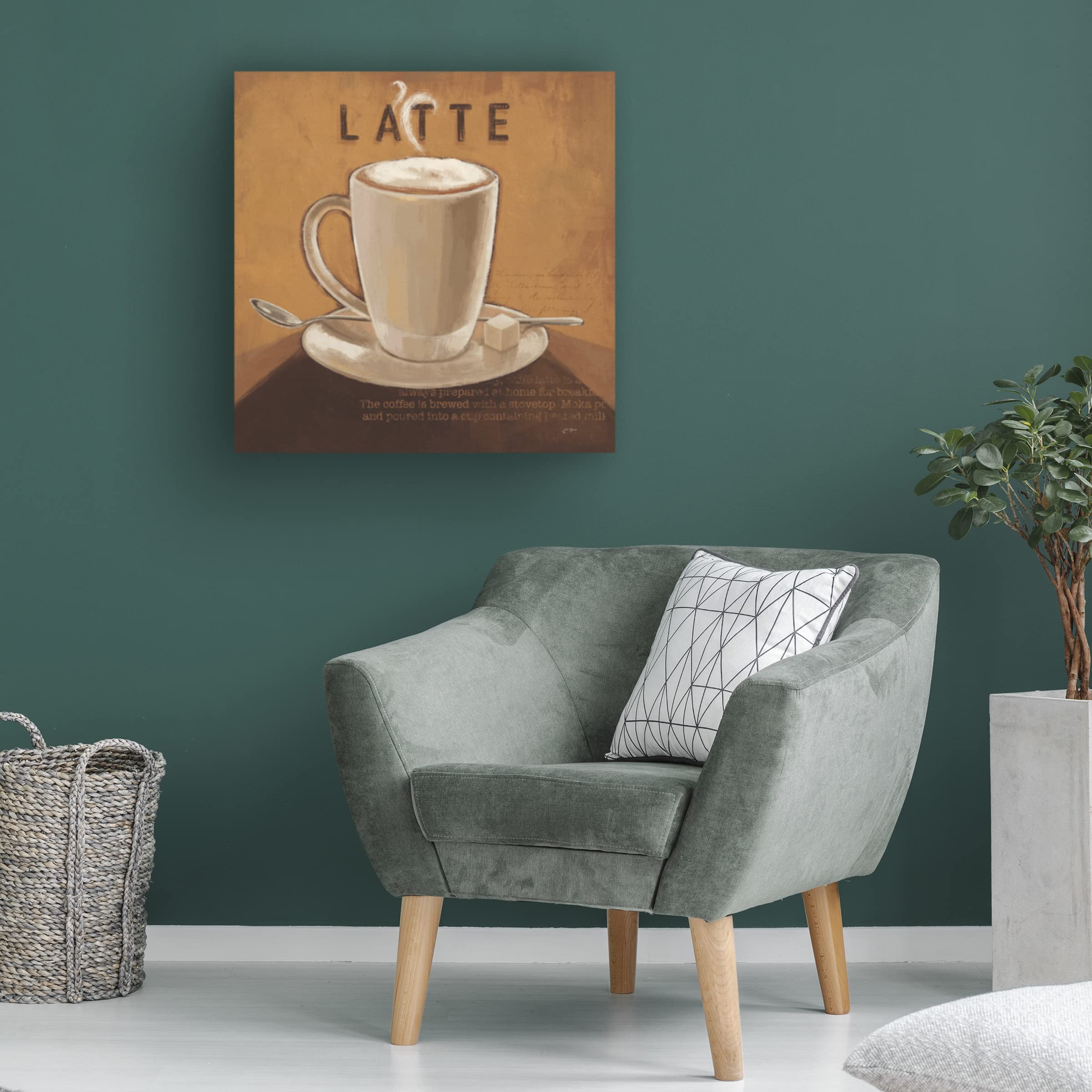 Trademark Fine Art 'Coffee and Co IV' Canvas Wall Art by Janelle Penner - Modern Home Decor for Living Room, Bedroom & Office
