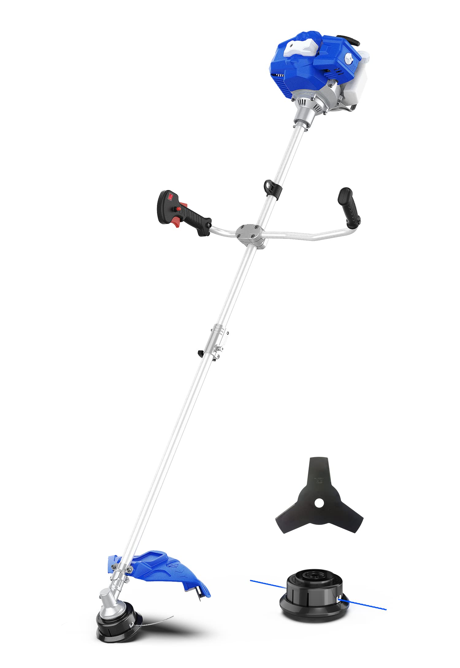 52cc Gas Powered Weed Wacker - 3-in-1 String Trimmer, Lawn Edger & 10
