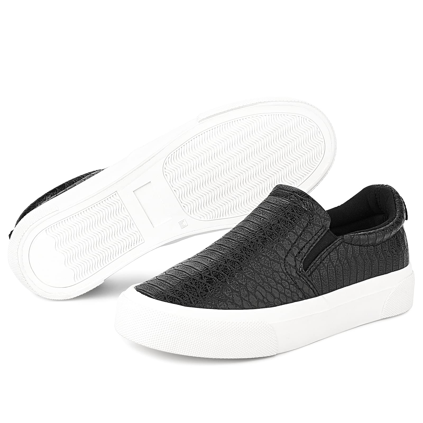 JENN ARDOR Women's Slip-On Sneakers - Comfortable Casual Walking Shoes for Women | Breathable Lightweight Flats | Perfect for Work, Travel & Everyday Wear