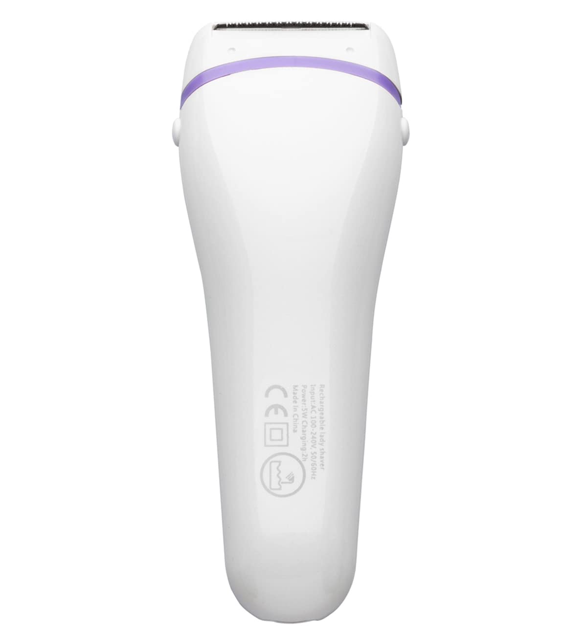 Best Electric Lady Shaver & Bikini Trimmer for Women - Rechargeable Cordless Wet/Dry Painless Razor with LED Display - Perfect for Legs, Underarms & Pubic Hair - Purple | At-Home Grooming & Travel Essential