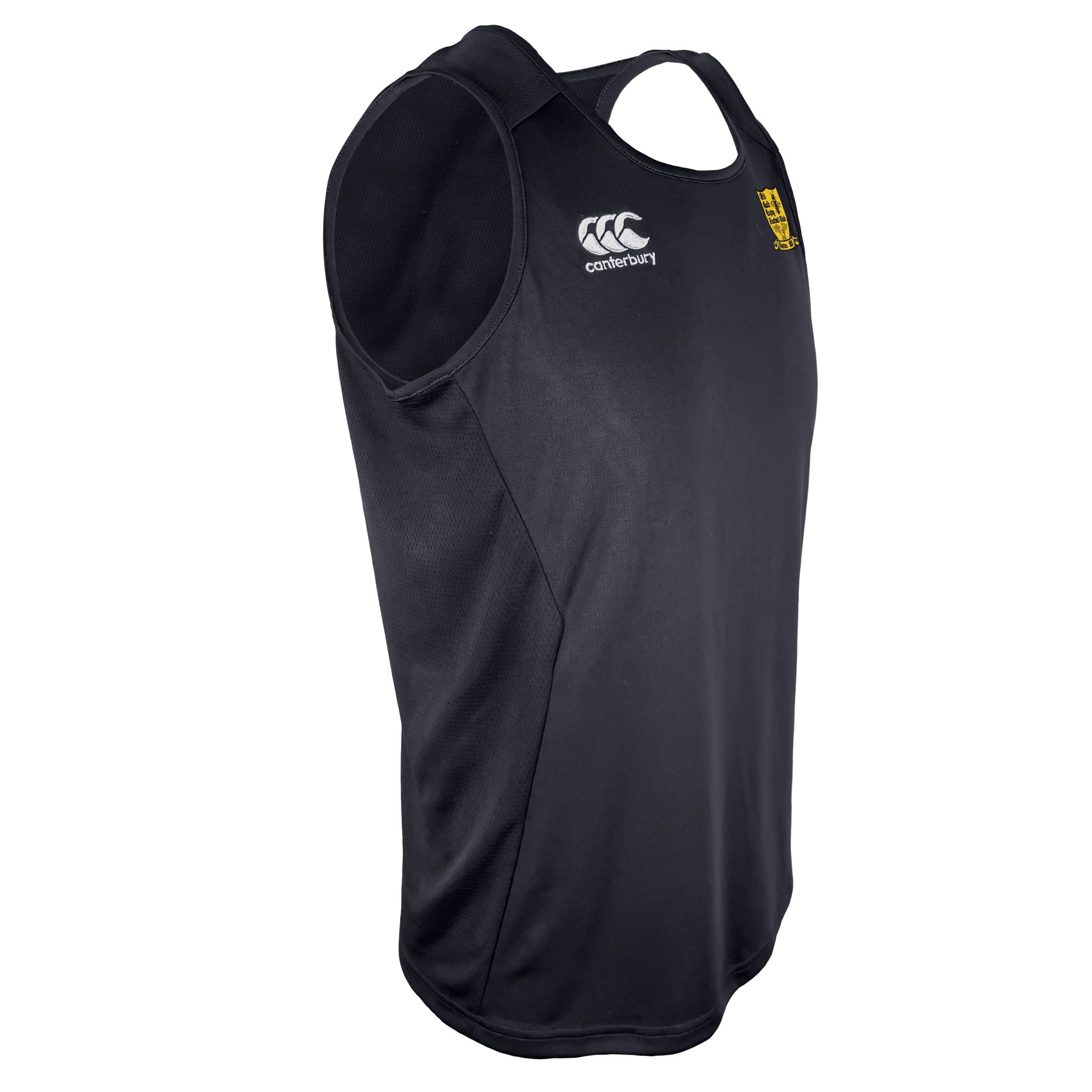 Old Gold RFC CCC Club Dry Singlet - Moisture-Wicking Performance Shirt for Men - Ideal for Running, Gym Workouts & Sports Activities
