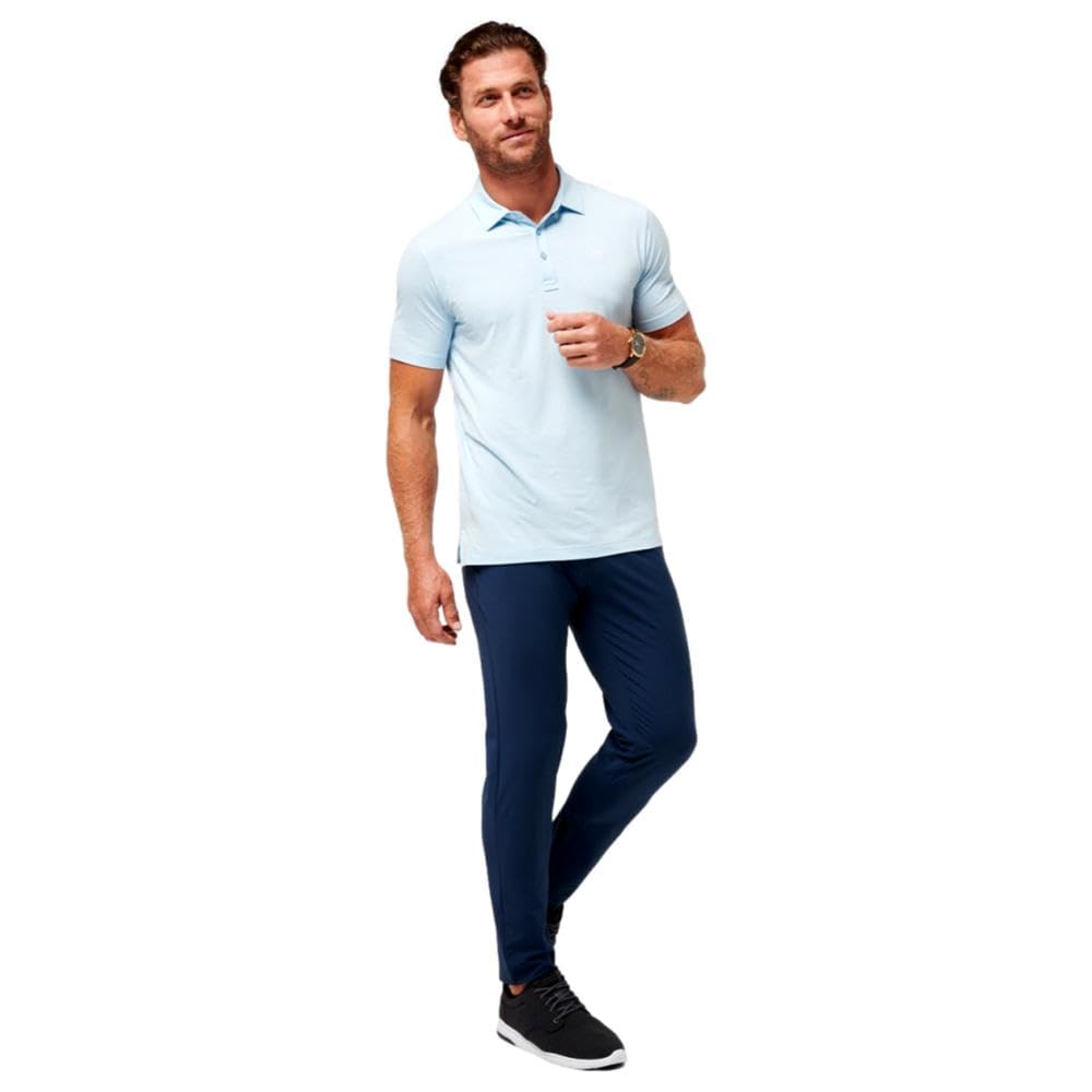 TravisMathew Men's The Heater Performance Polo Shirt - Moisture-Wicking Golf & Casual Wear for Active Lifestyles