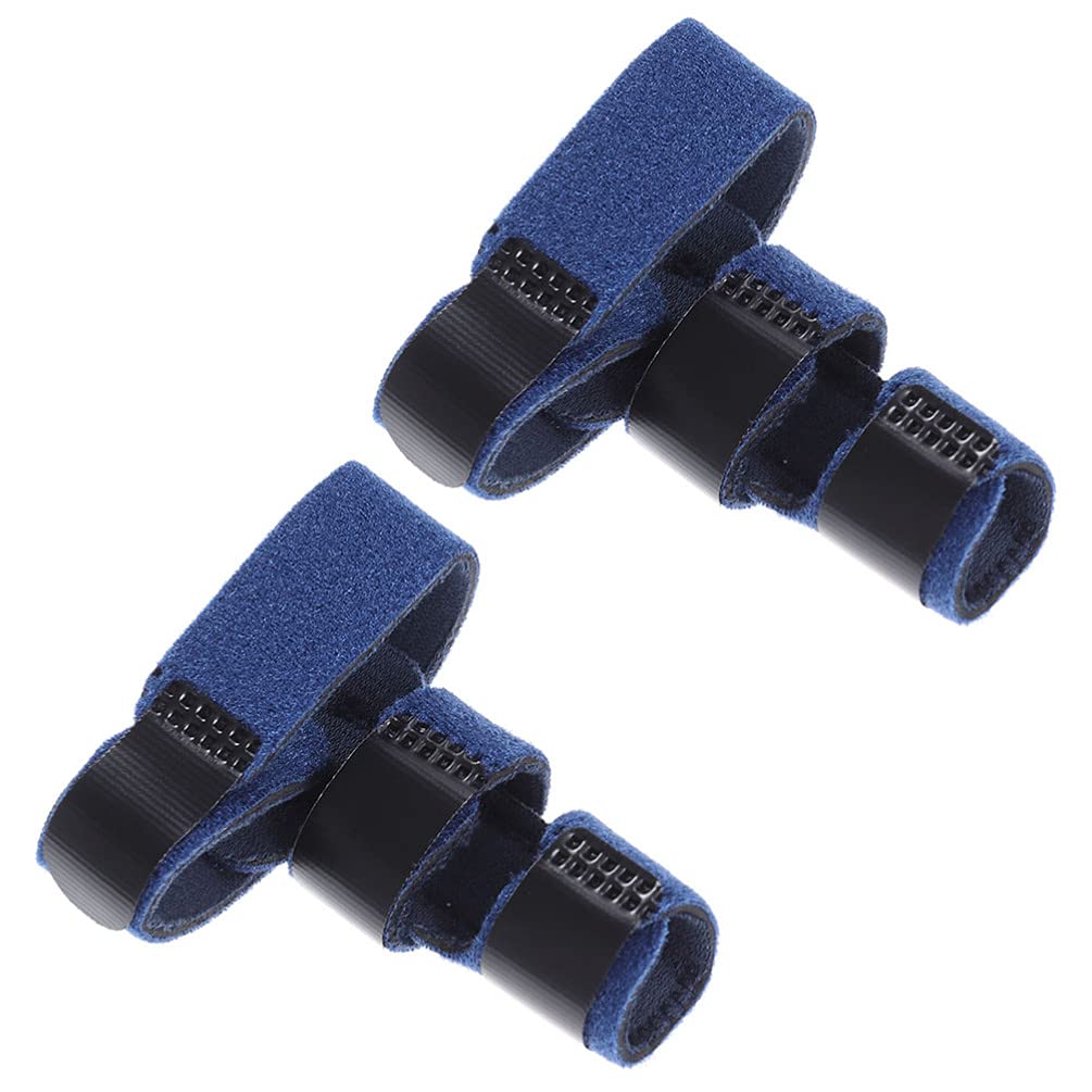 BESPORTBLE 2-Pack Thumb Splint Brace for Mallet Finger, Trigger Finger, Broken Thumb & Arthritis Pain Relief - Athletic Tape & Immobilization Straps for Sports Injuries & Daily Support
