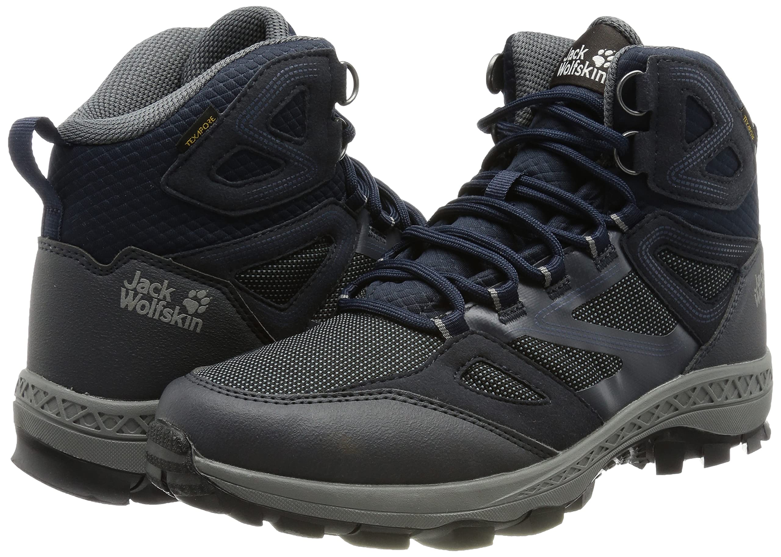 Jack Wolfskin Men's Outdoor Hiking Shoes - Waterproof & Lightweight Trail Running Sneakers for Adventure Travel, Camping, and Mountain Climbing
