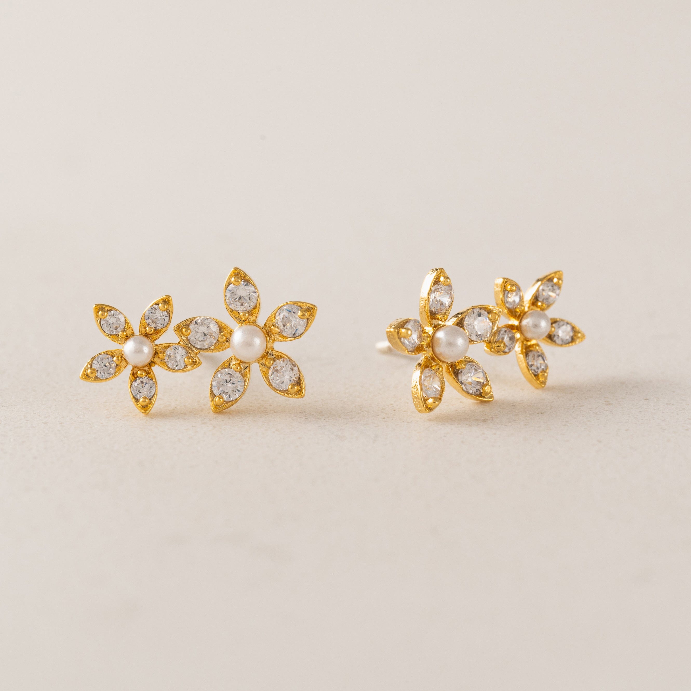 Lily Climber Earrings - Elegant Floral Dangle Earrings for Women | Perfect for Weddings, Parties & Everyday Wear