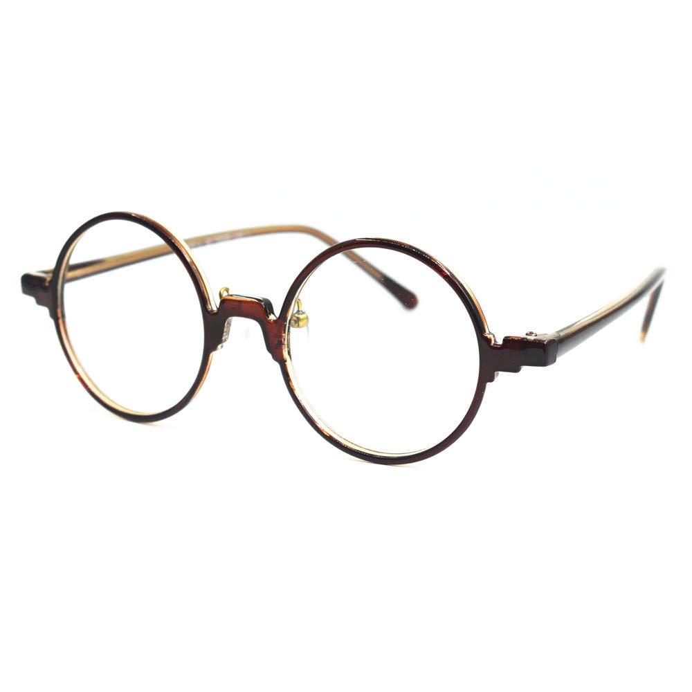 Vintage Round Medium Myopia Eyeglass Frames - Full Rim Unisex Optical Glasses for Men & Women | Perfect for Reading, Working & Daily Wear