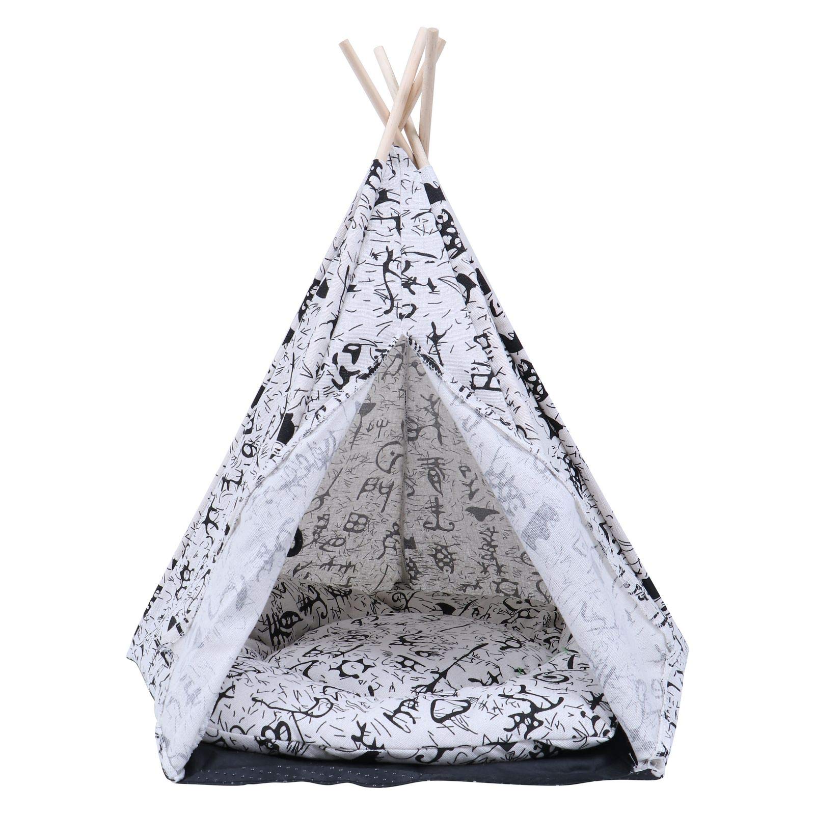 Portable Pet Tent for Dogs & Cats - Cozy Shelter, Puppy Bed, Travel-Friendly Pet House - Perfect for Indoor, Outdoor, Camping & Travel Use