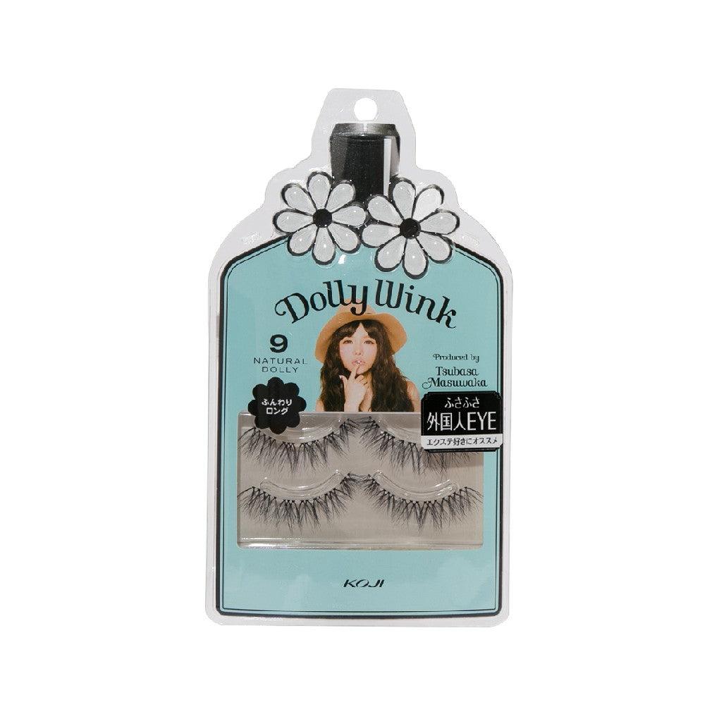 KOJI Dolly Wink False Eyelashes - Natural Volume 9mm Lashes for Dramatic Eye Look | Perfect for Parties, Weddings & Special Occasions