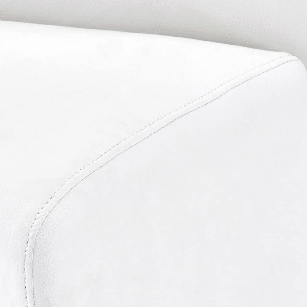 Zuri Furniture Boston High Back Modern Dining Chair - White | Elegant & Comfortable Dining Room Seating for Home, Restaurant & Office