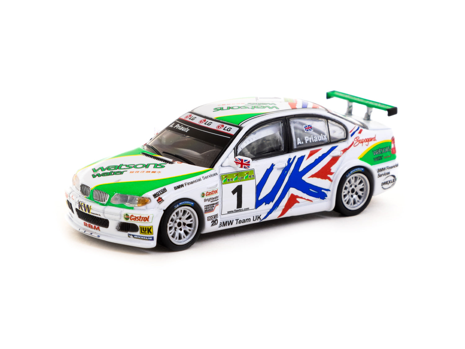 1/64 Scale BMW 320i FIA WTCC Macau Guia Race 2005 #1 Diecast Model Car - Collectible Racing Vehicle for Display & Gift Giving
