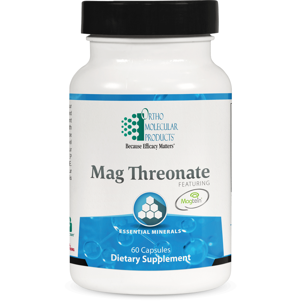 Magnesium L-Threonate 60 Capsules - Premium Brain Health Supplement for Memory & Focus - Supports Cognitive Function & Sleep