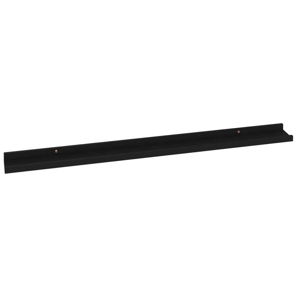 2 Pack Black Wall Shelves 39.4