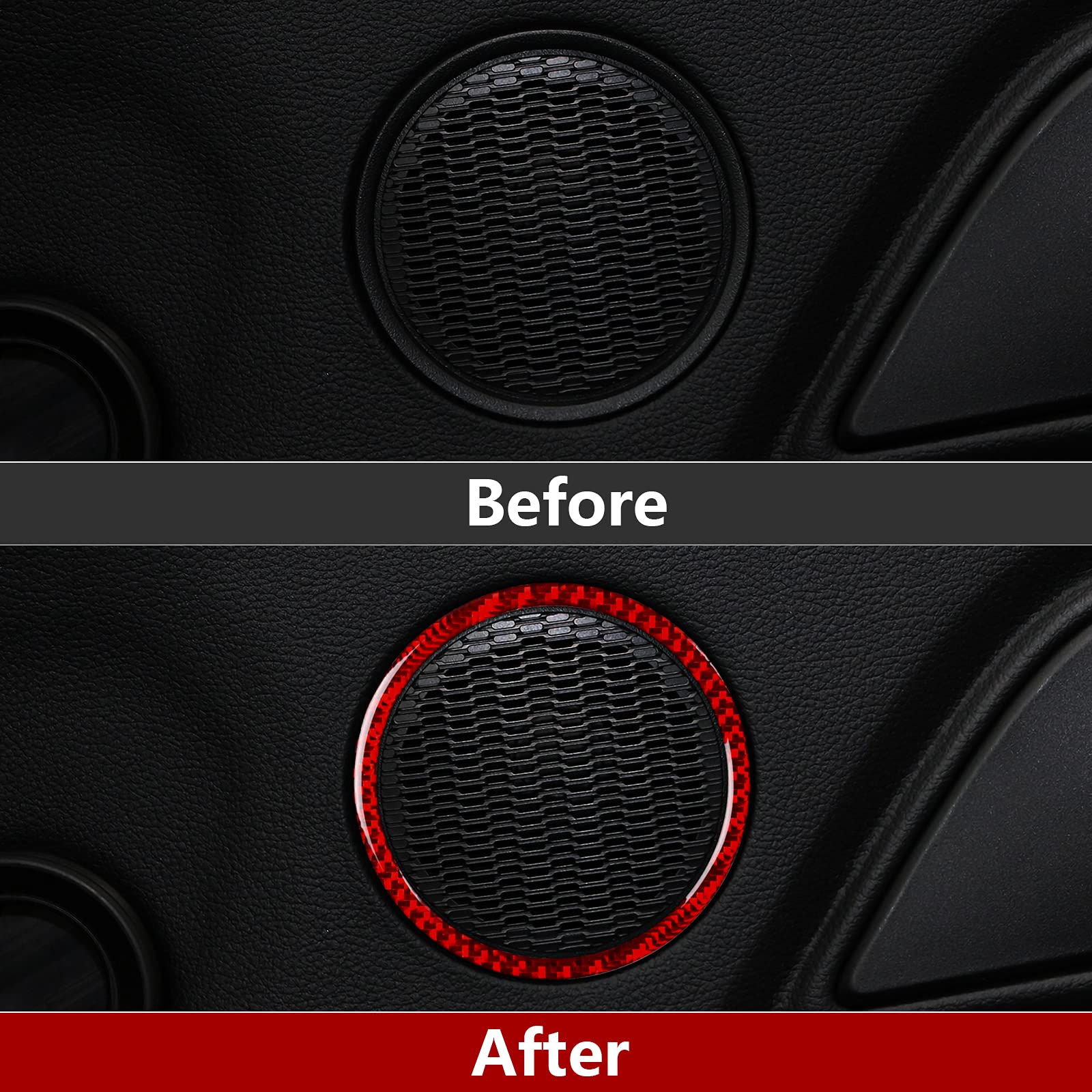 Ford Mustang Car Sticker Decal 2015-2023 | Door Audio Speaker Vinyl Decal Accessories | Custom Car Styling for Mustang GT, EcoBoost & Shelby Models