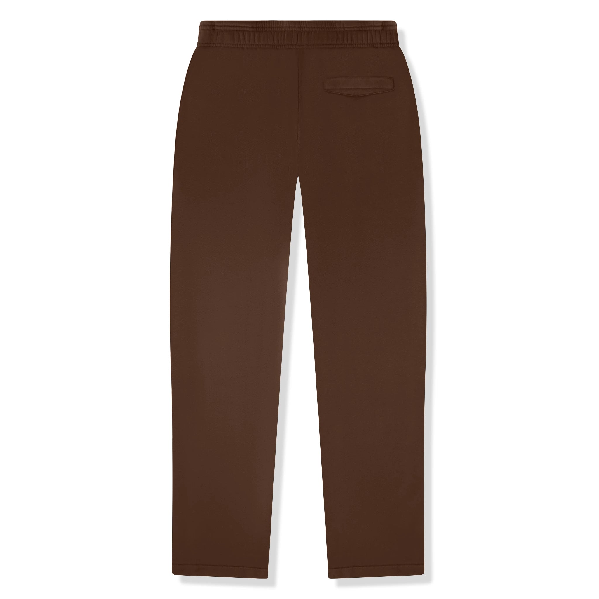 Eric Emanuel EE Basic Brown White Sweatpants for Men - Comfortable Casual Joggers with Elastic Waistband - Perfect for Lounge, Gym, and Streetwear Fashion