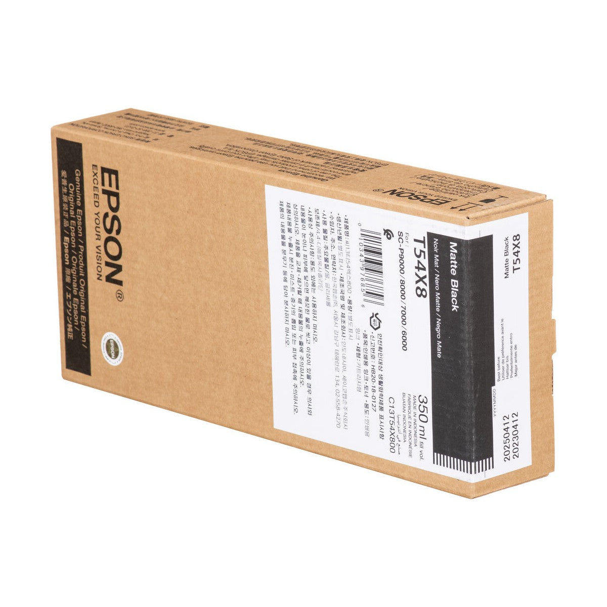 Epson T54X800 Ultrachrome HD Ink 350ml Matte Black for P6000/P7000/P8000/P9000 Printers - High-Quality Photo & Fine Art Printing