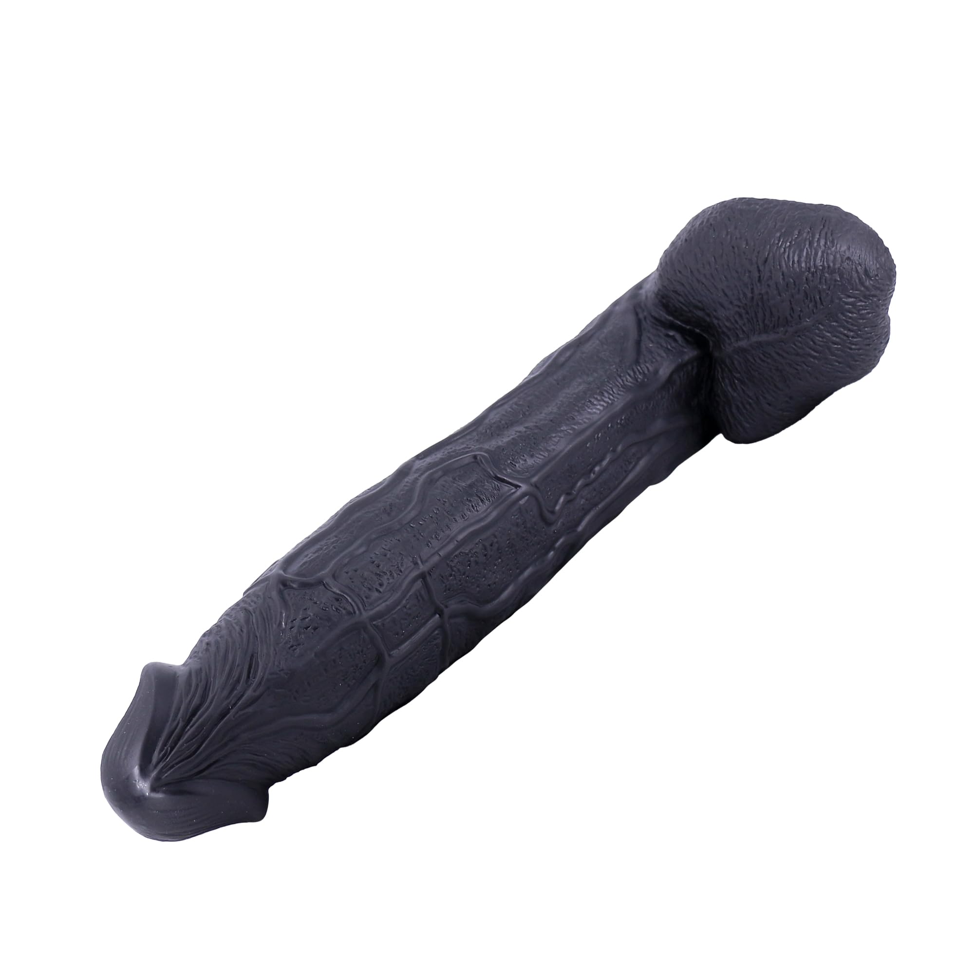 17.3'' Extra Large Black Dildo with Suction Cup - 3.1'' Thick Monster Cock Adult Sex Toy for Women, Men & Couples - Perfect for Anal Play, BDSM, and Solo Pleasure (Black)