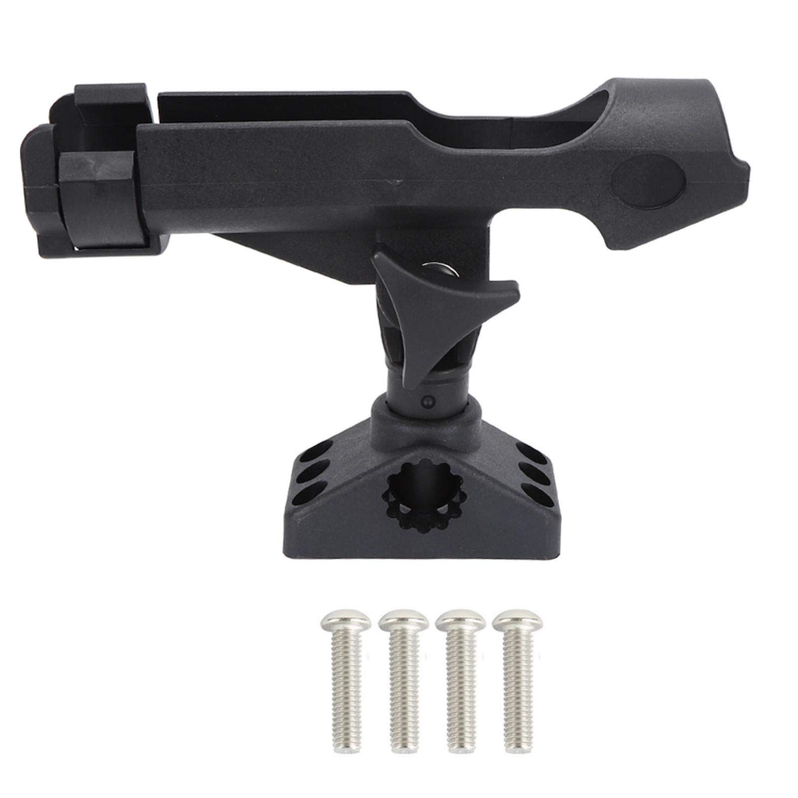 Adjustable Fishing Rod Holder Bracket - 1PC 352g Rotatable Kayak Canoe Fishing Rod Support Rack for Saltwater Freshwater Angling - Perfect for Kayak Fishing, Boat Fishing, and Shore Casting