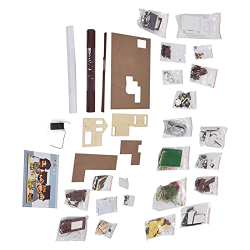 Mini Wooden Dollhouse Kit - DIY Assembly Doll House Toy for Kids, Birthday Gift, Home Decoration & Collectible | Perfect for Playtime, Room Decor & Gift Giving