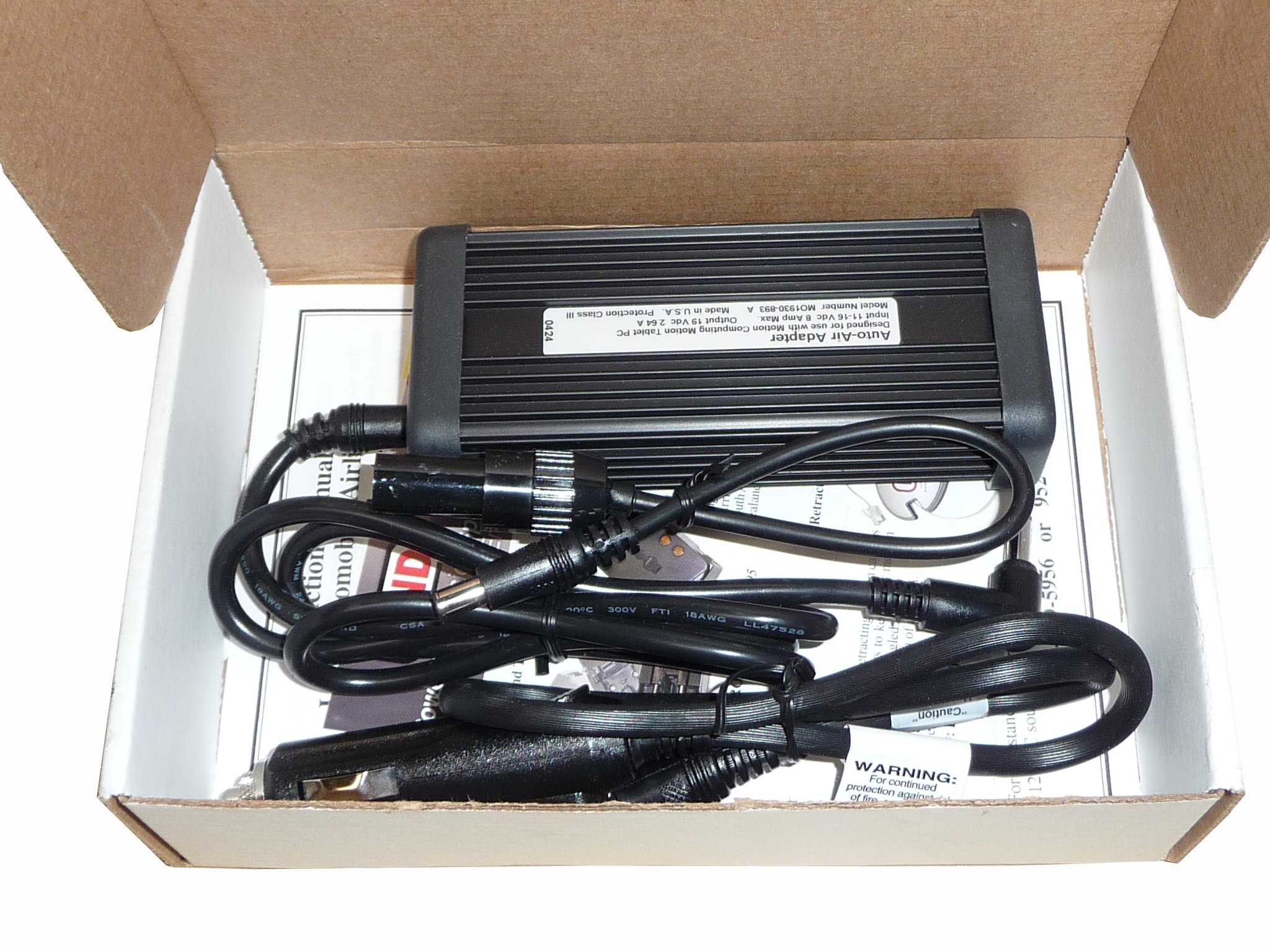 Lind Electronics MO1930-893 DC-DC Power Converter for Motion Tablet - Cigarette Lighter & Air Input Cables - Perfect for Car, RV, and Mobile Charging Solutions