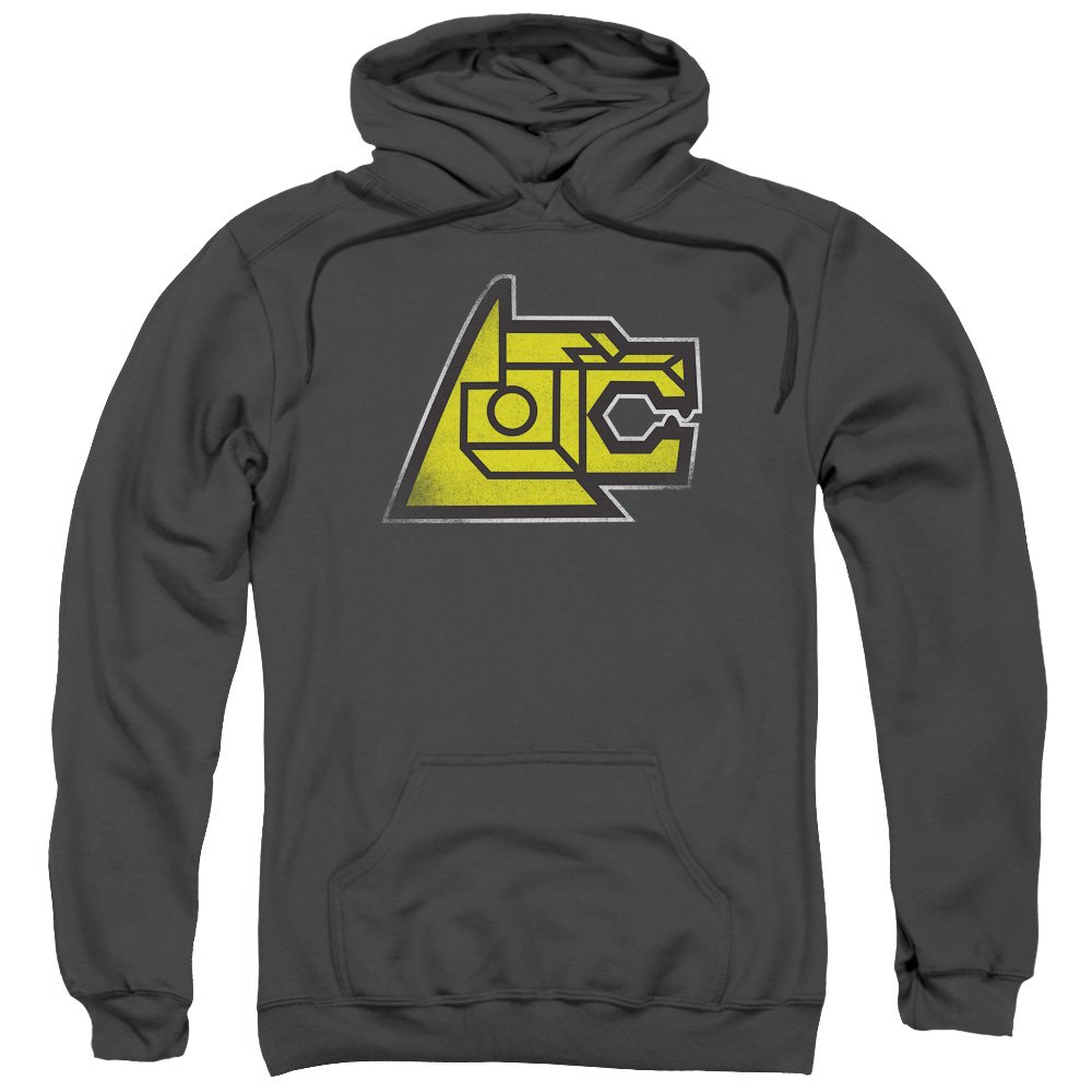 Voltron Men's Lion Symbol Pullover Hoodie - Small Charcoal | Stylish Streetwear for Casual Outings & Anime Conventions