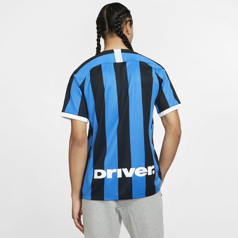 Nike Inter Milan 2019/20 Stadium Home Soccer Jersey - Authentic Football Shirt for Men - Perfect for Matchdays, Training & Fan Support