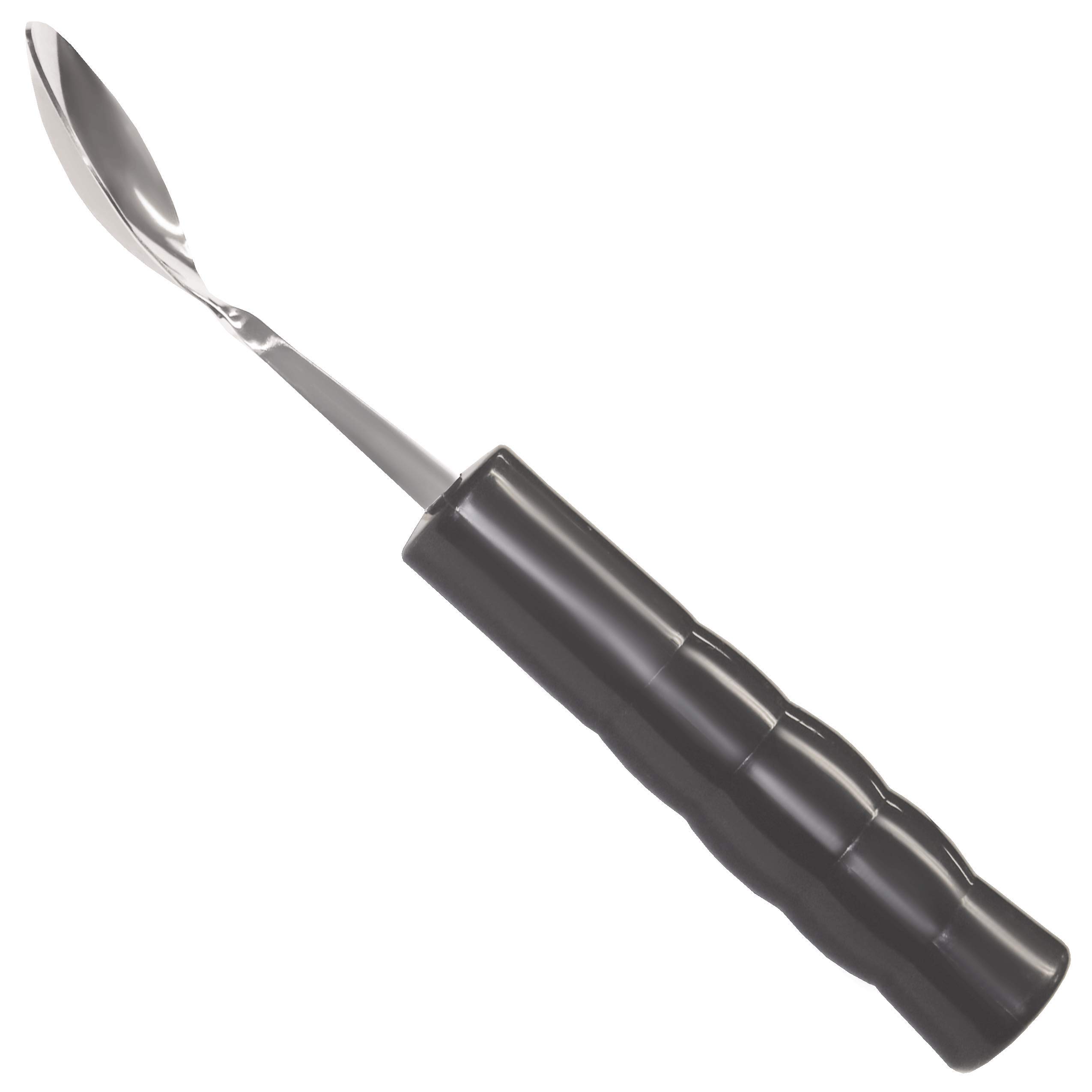 Weighted Utensil Set for Hand Tremors & Stroke Recovery - Adaptive Eating Aids with Non-Slip Plastic Handles - Ideal for Parkinson's, Arthritis & Physical Therapy Patients