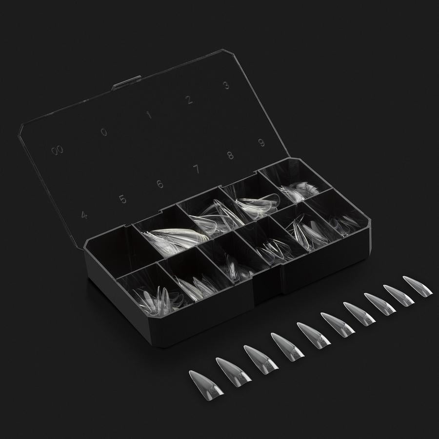 Apres Gel X Nail Extension Kit - 250Pcs Extra Long Stiletto Nail Tips for Professional Salon & DIY Manicure | Acrylic Nail Art, Wedding, Party & Special Occasion Nail Designs