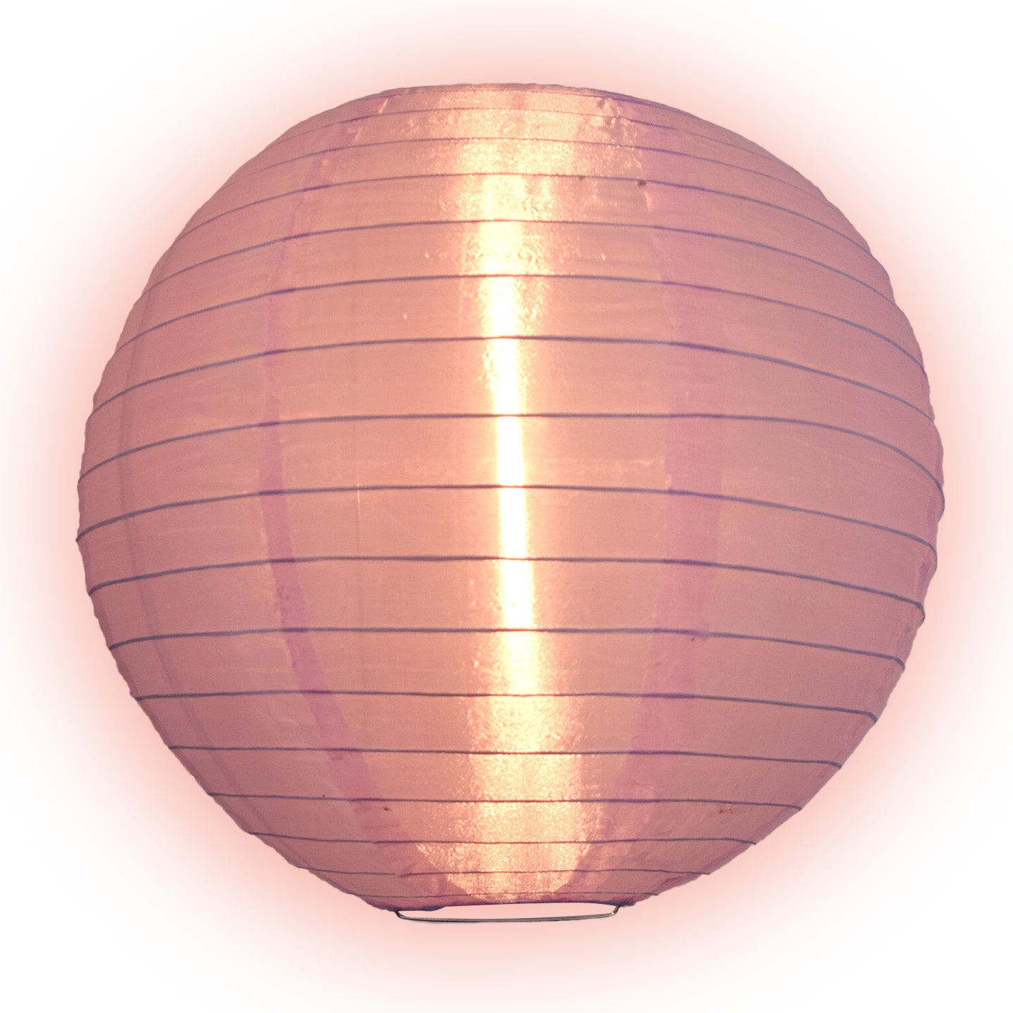 18 Light Purple Shimmering Nylon Lantern with Even Ribbing - Durable Hanging Decoration for Outdoor Parties, Weddings & Garden Decor