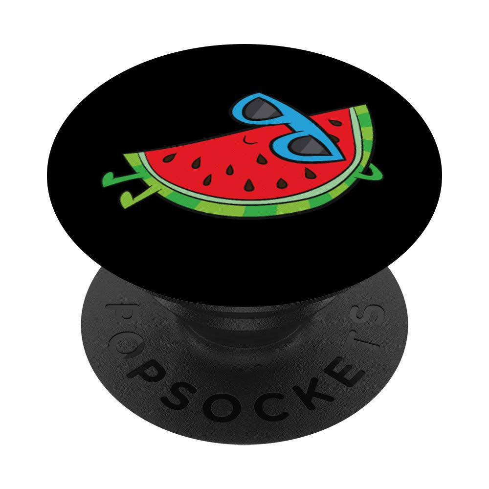 Stylish Watermelon Sunglasses with Swappable PopGrip - Summer Fruit Themed Eyewear for Beach, Pool & Outdoor Activities