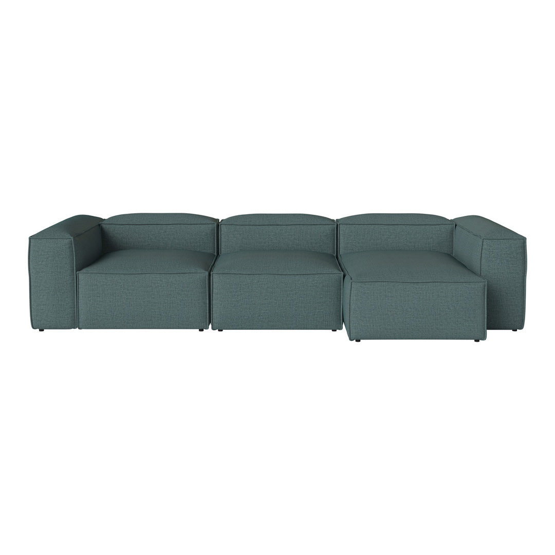 Cosima 3-Seater Sofa with Chaise Lounge - Modern L-Shaped Sectional Couch for Living Room, Apartment & Small Spaces - Soft Fabric Upholstery & Sturdy Frame - Perfect for Relaxing, Entertaining & Family Movie Nights