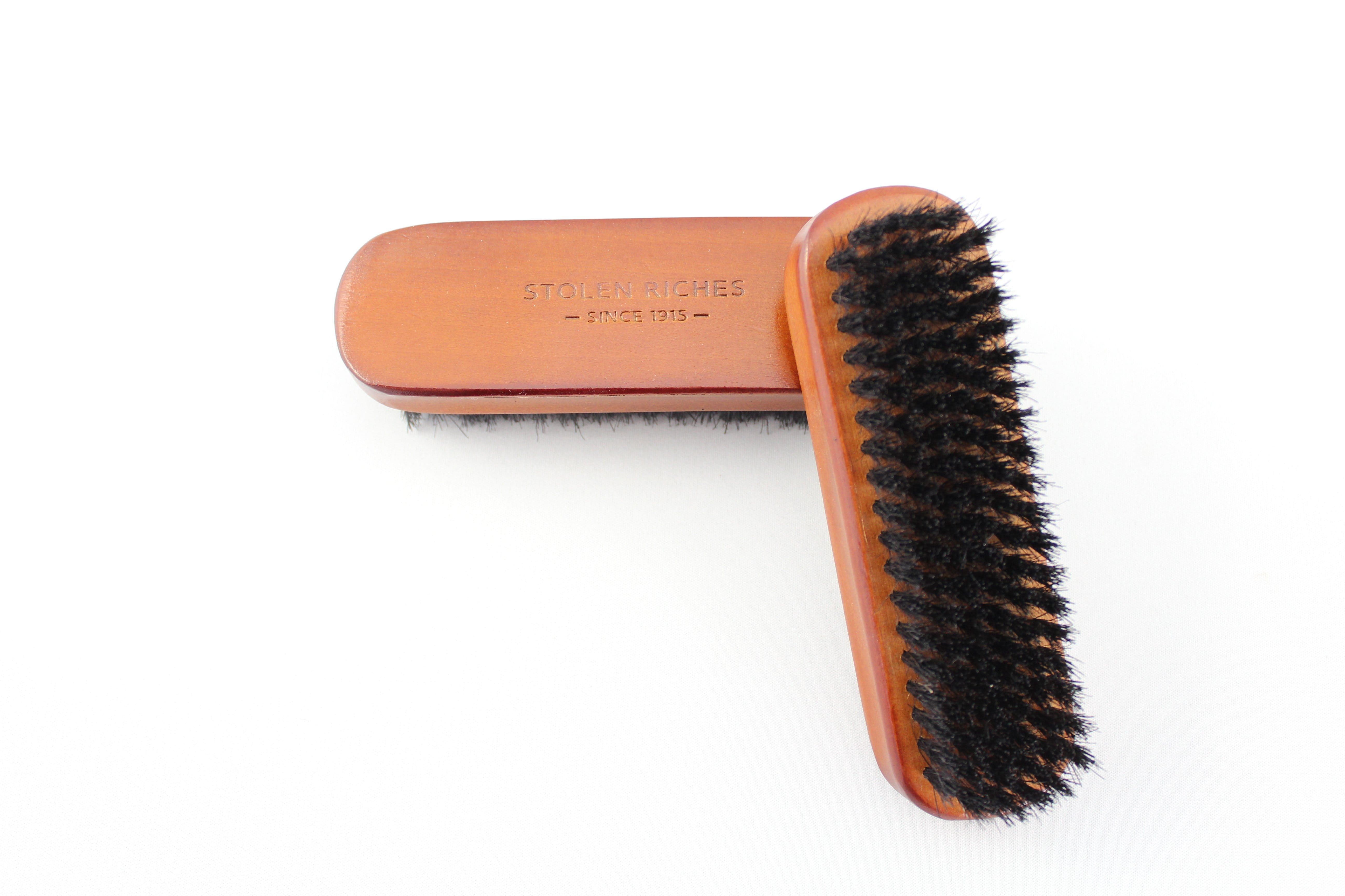 Premium Shoe Brush for Men & Women - Soft Bristle Shoe Cleaning Brush for Leather, Suede & Sneakers - Perfect for Shoe Care, Polishing & Maintenance at Home or Office