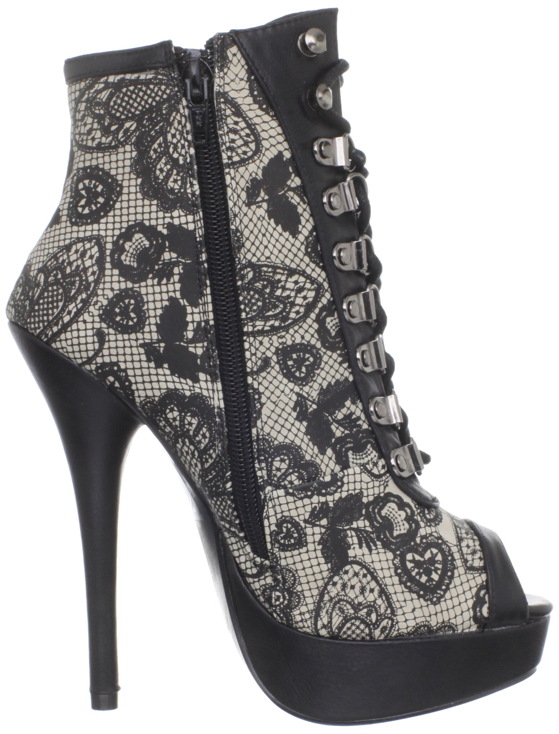Iron Fist Women's Lovelace Ankle Boot - Stylish Punk Rock Booties for Women | Perfect for Concerts, Night Out & Alternative Fashion