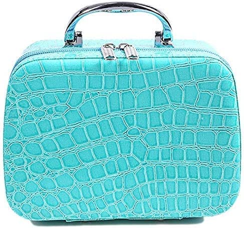 QBLYN Large Makeup Bag with Zipper - Waterproof Cosmetic Organizer Pouch for Travel, Toiletry Storage & Makeup Case - Multi-Functional Storage Bag (Green) | Perfect for Travel, Gym, Daily Use & Gift Giving
