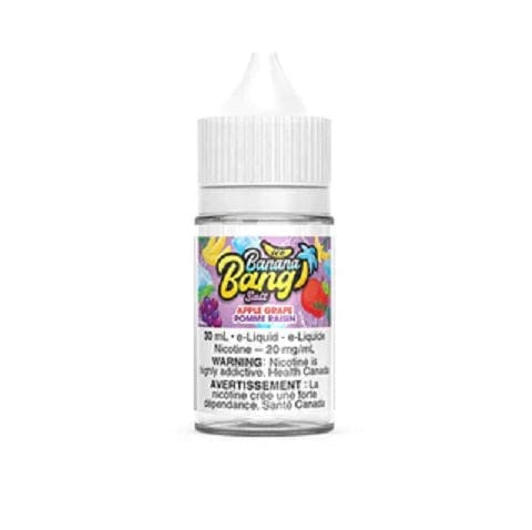 Apple Grape Salt Nicotine E-Liquid - Banana Bang ICE Salt Nic Vape Juice 30mL for Refillable Pod Systems - Perfect for All-Day Vaping & Flavor Enjoyment