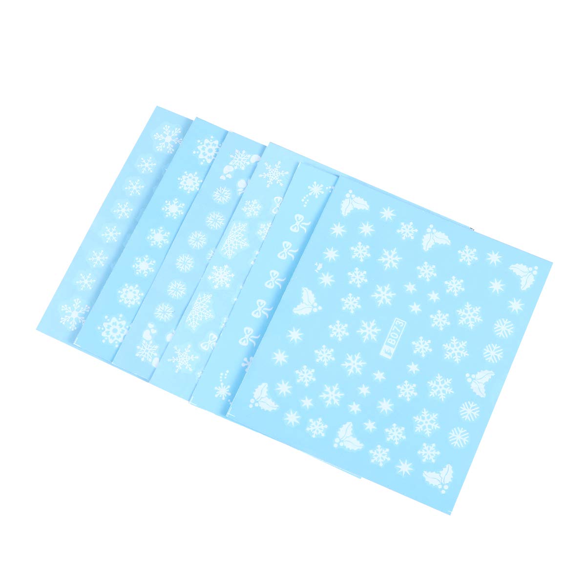 30pcs Winter Gel Nail Stickers - Self-Adhesive Nail Decals for Women & Kids, Christmas Holiday Manicure Decorations, DIY Nail Art Designs for Parties, Gifts & Festive Celebrations