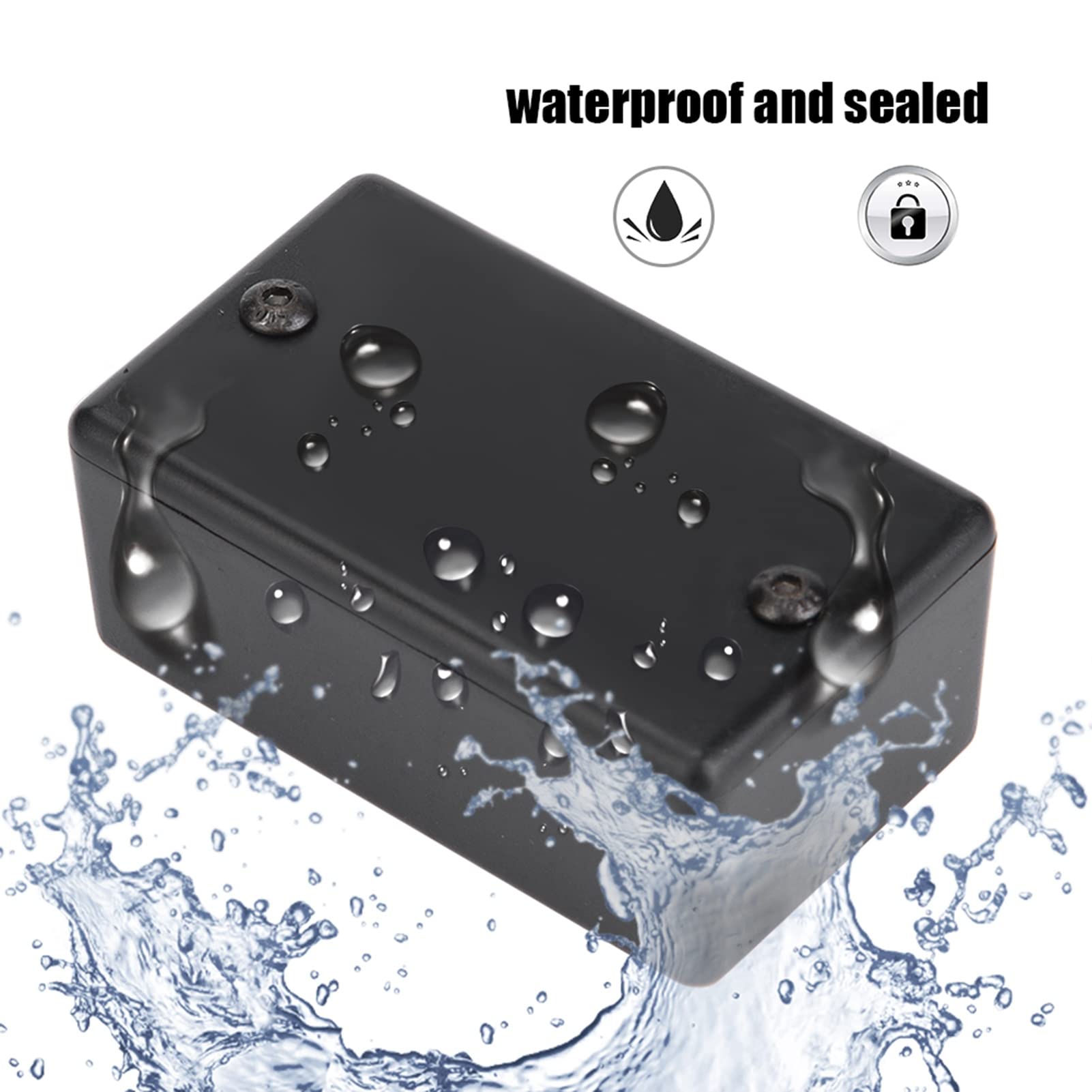 Waterproof RC Receiver Box 60x35x25mm - Sealed Plastic Enclosure for RC Cars, Boats & Drones - Dustproof & Water-Resistant Electronics Protection Case (Great for Off-Roading, Marine & Outdoor RC Adventures)