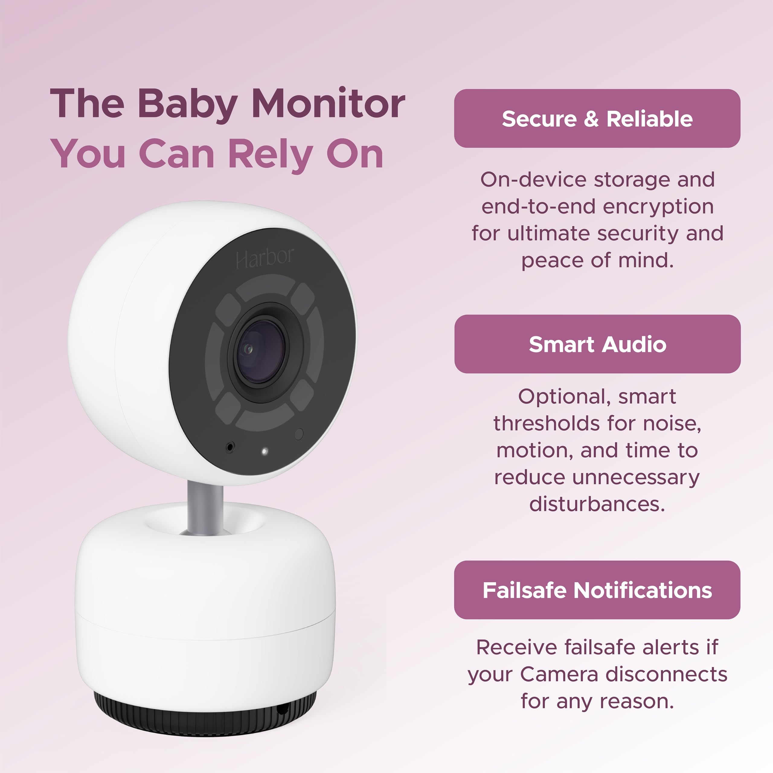 Smart Baby Monitor with 10” Tablet - Reliable Baby Monitoring with/without WiFi - Private & Secure HD Camera System - Travel Friendly for Home & Nursery - Supports Multiple Cameras + Lifetime Membership - Perfect for New Parents & Childcare
