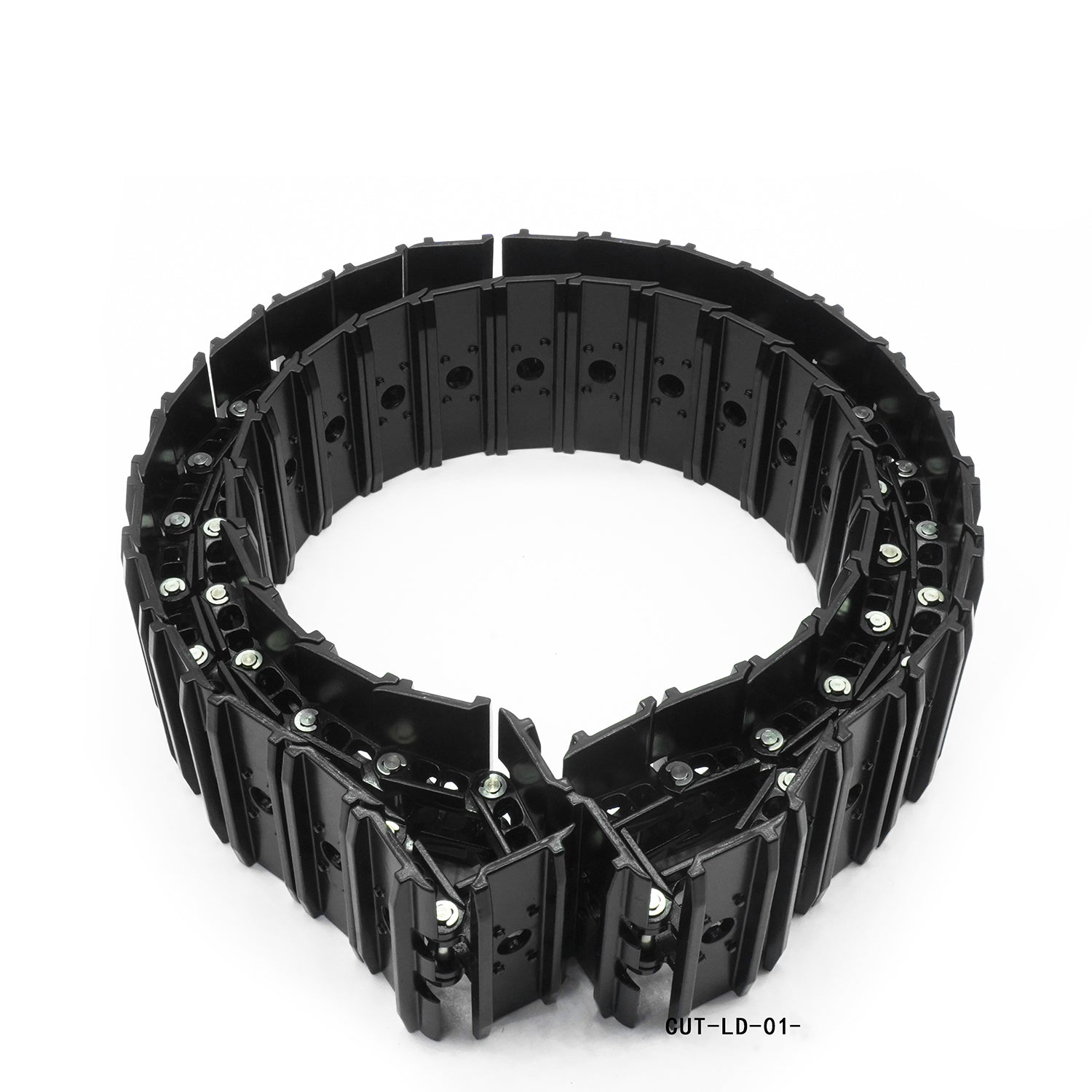 1 Pair 50MM Metal Tracks for 1/14 Scale RC Hydraulic Excavator | DIY Electric Digger Remote Control Toy Parts | Perfect for Construction Model Play & RC Vehicle Accessories