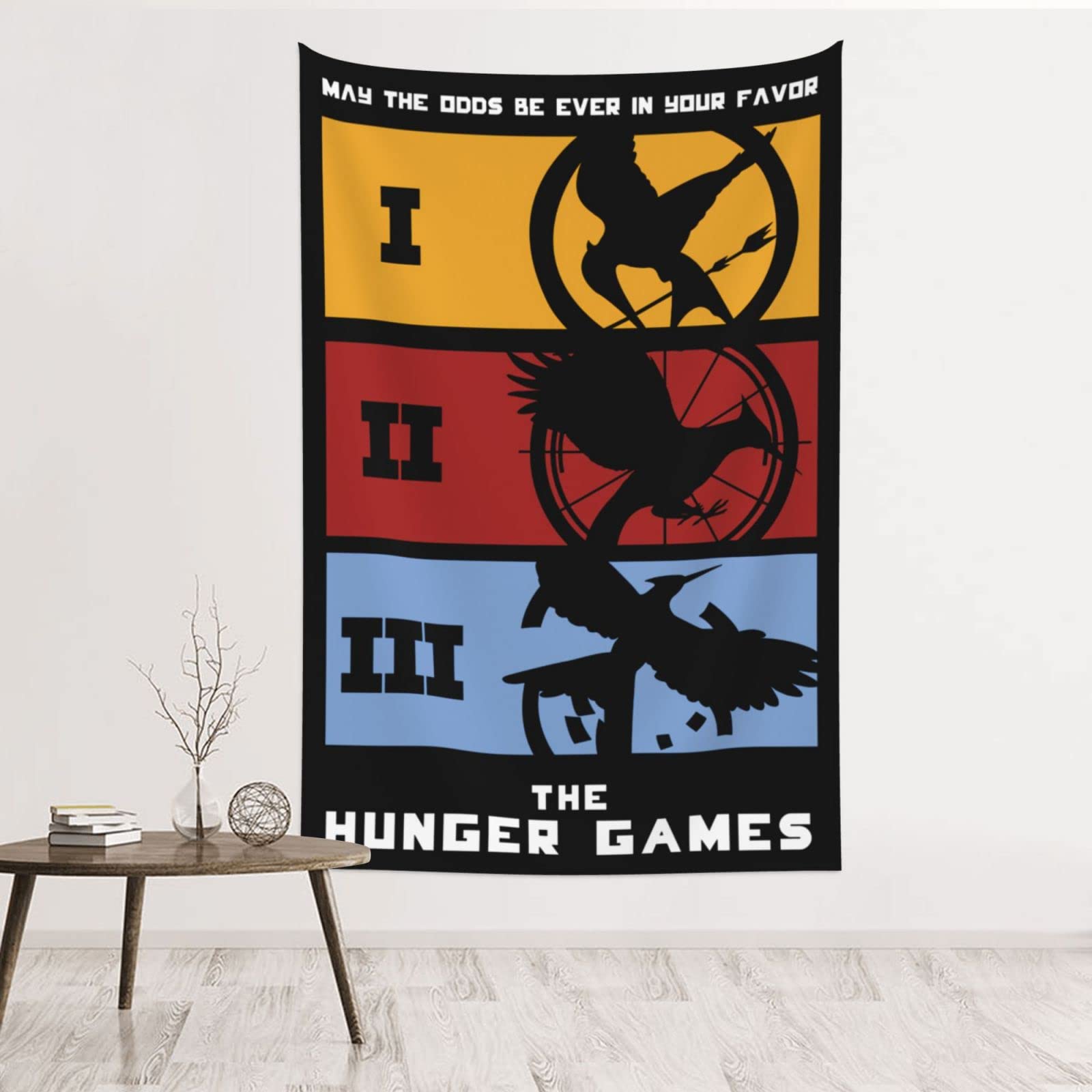 Hunger Games Tapestry - Movie Poster Wall Decor for Bedroom & Party