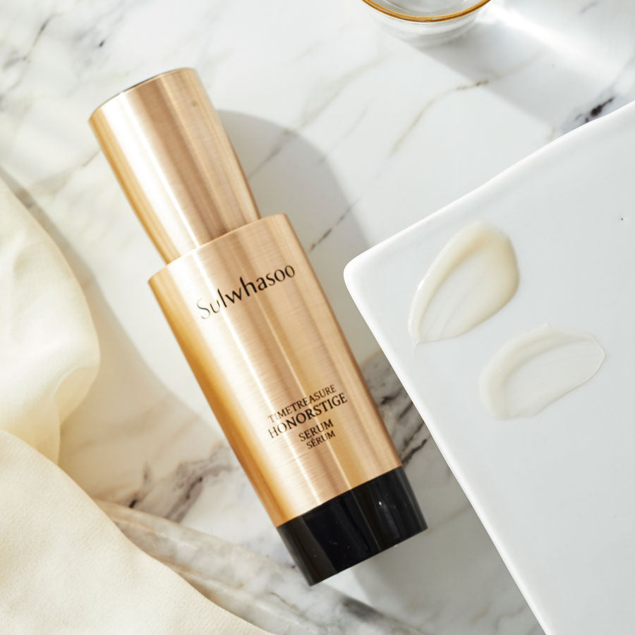 Timetreasure Honorstige Anti-Aging Serum for Face - Vitamin C & Hyaluronic Acid Facial Treatment - Brightening & Hydrating Skincare for Women & Men - Day & Night Use