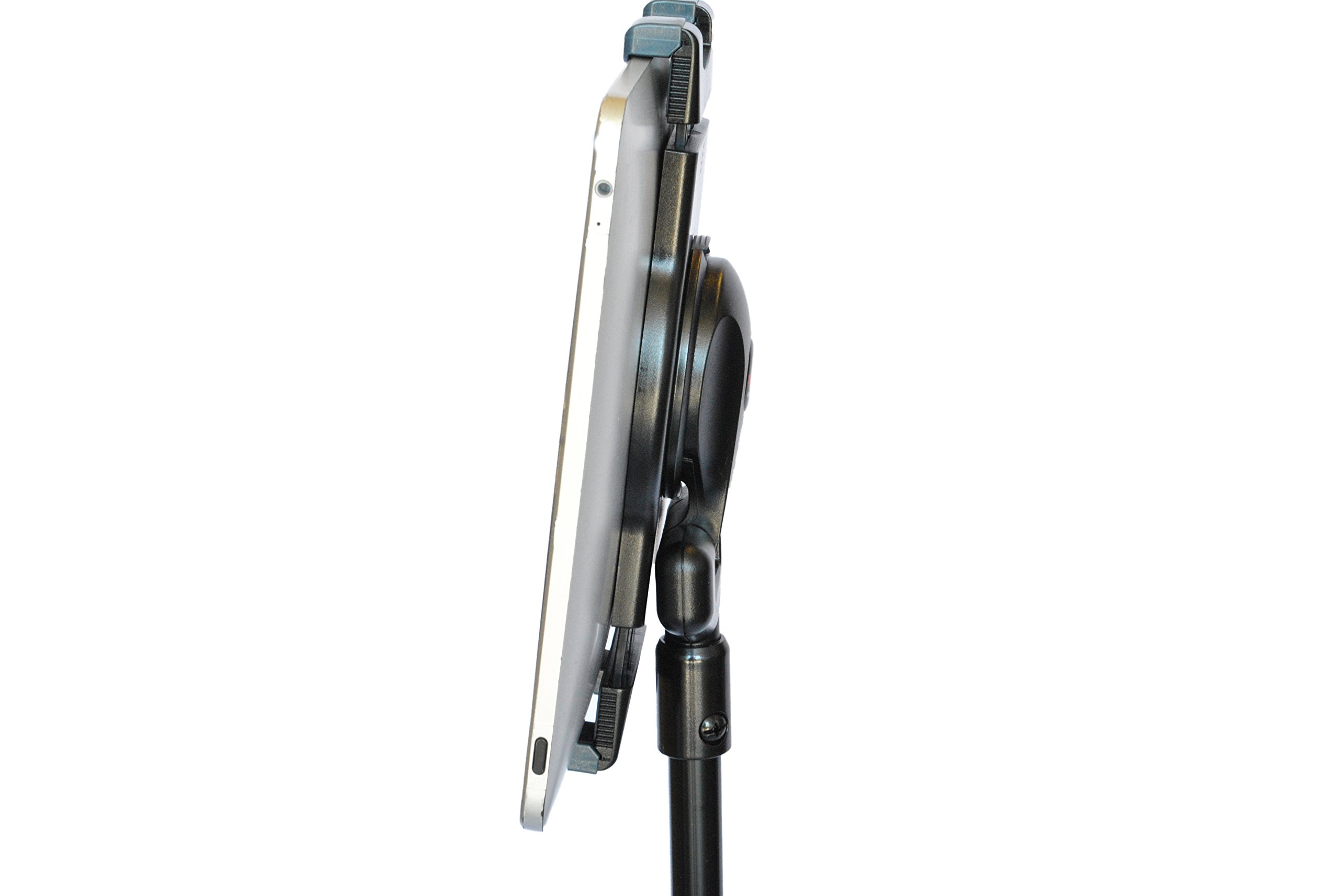 Mobotron MH-206 Adjustable Universal Tablet Floor Stand Holder - Compatible with iPad, iPad Mini, Galaxy Tab, Nexus 7/10 & Most 7-12 inch Tablets - Perfect for Home, Office, Bedroom Reading & Hands-Free Viewing