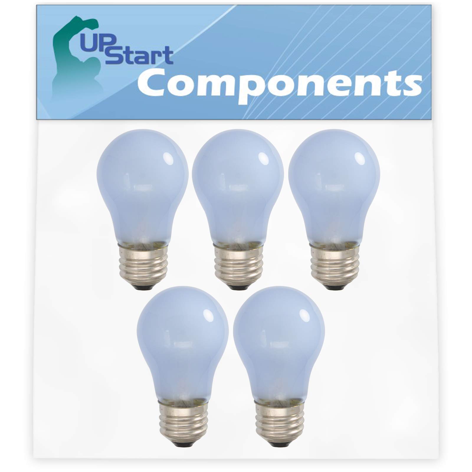 5-Pack 241555401 Refrigerator Light Bulb Replacement - Compatible with Kenmore, Sears 25368884012 & Frigidaire Refrigerators - Bright LED Bulb for Kitchen, Pantry & Garage Fridge Lighting