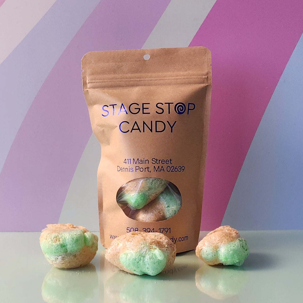 Crunchy Freeze Dried Caramel Apple Puffs - Sweet & Tart Snack for Kids & Adults - Perfect for Halloween, Party Favors, Lunchboxes & On-the-Go Treats