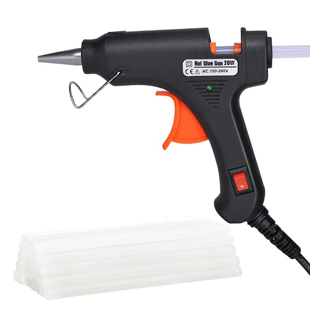 Upgraded 20W High Temperature Mini Hot Glue Gun Kit with 50 Glue Sticks (4.0