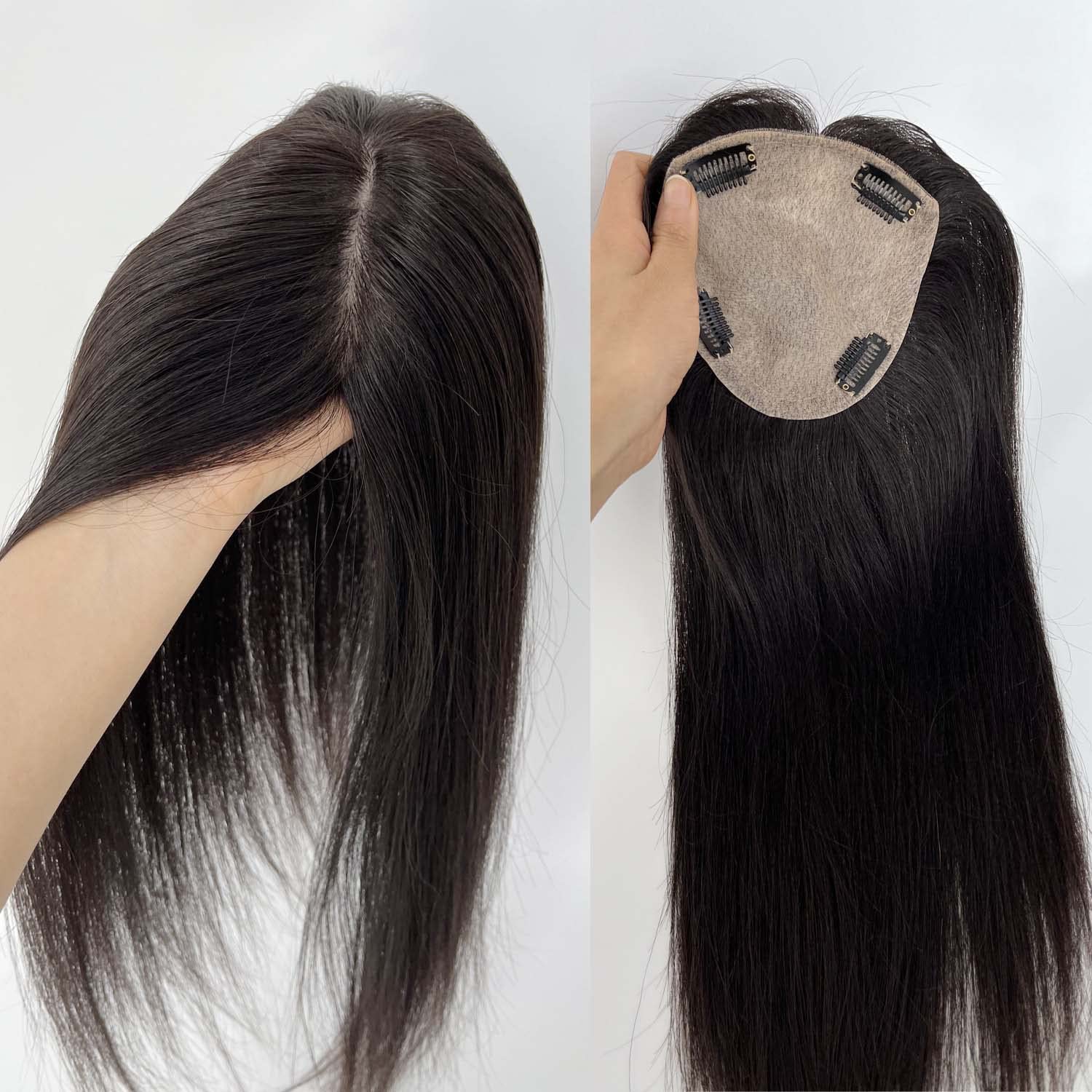 100% Real Human Hair Toppers for Women - 12