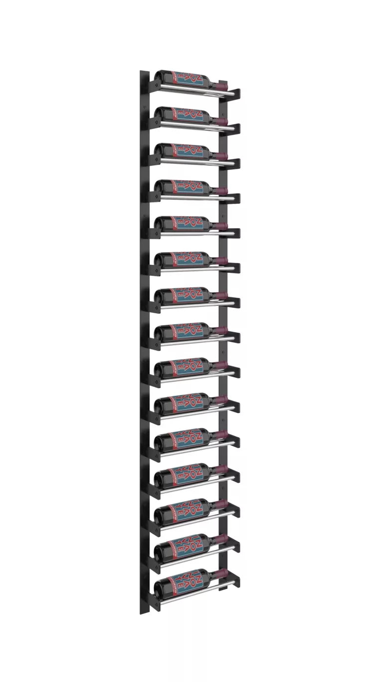 VintageView Evolution 75-Inch Wall Mounted Wine Rack Kit - Holds 15 to 45 Bottles - Space Saving Wine Storage Solution for Home Bar, Kitchen, Dining Room & Wine Cellar Organization