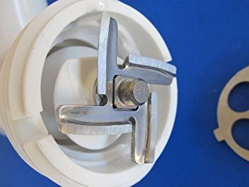 KitchenAid Meat Grinder Replacement Parts - White Plastic Food Chopper Attachments for FGA 1 & FGA II - Perfect for Home Kitchen & Food Prep